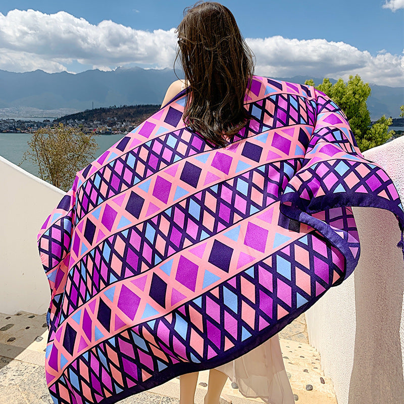 Sanya Seaside Holiday Shawl Scarf Scarf Women's Summer Travel