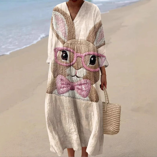 Women's Elegant Chic Loose Mid-length Dress