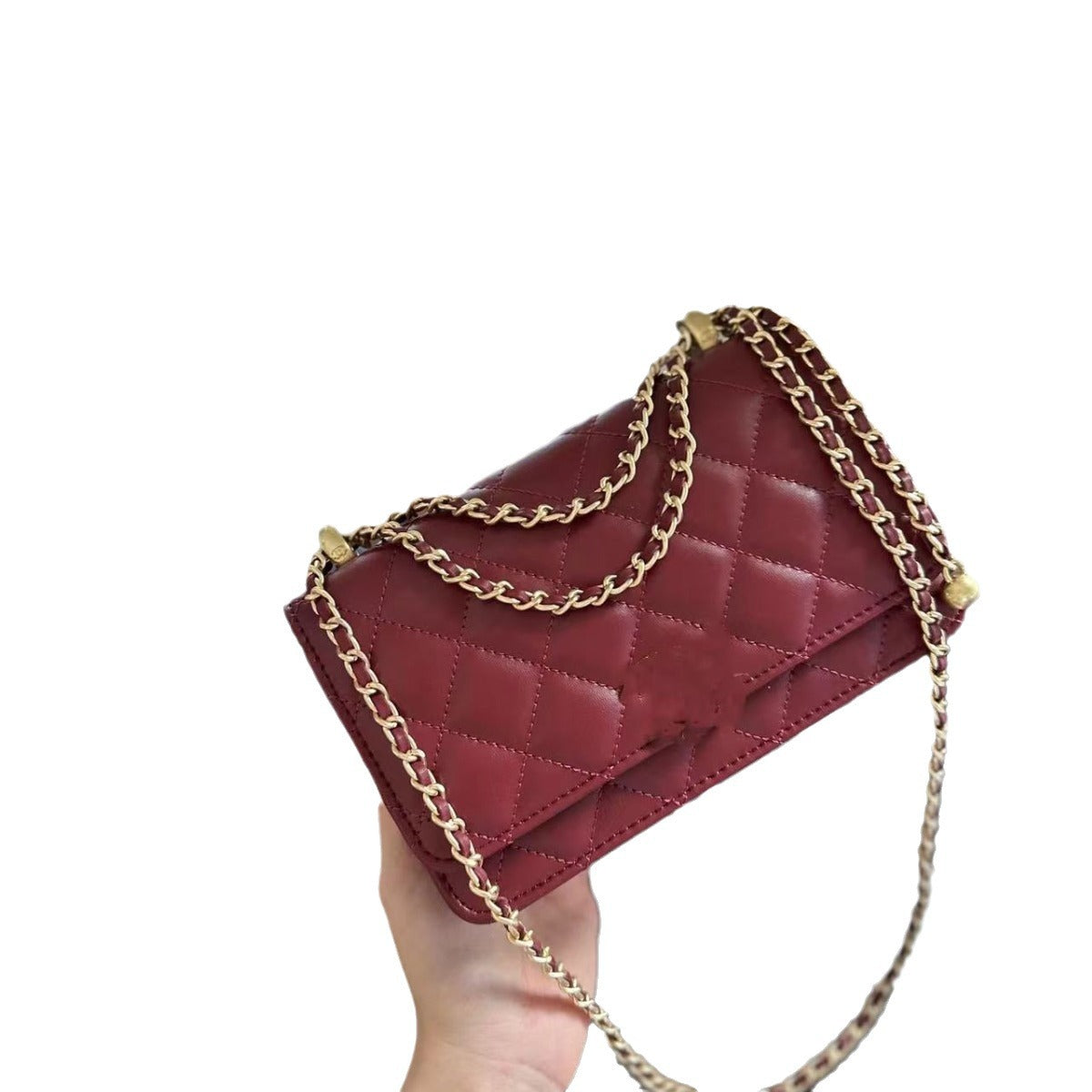 Xiangjia Small Sachet Summer New Woc Fortune Bag Counter Show Genuine Leather Material Crossbody Bag Shoulder Bag