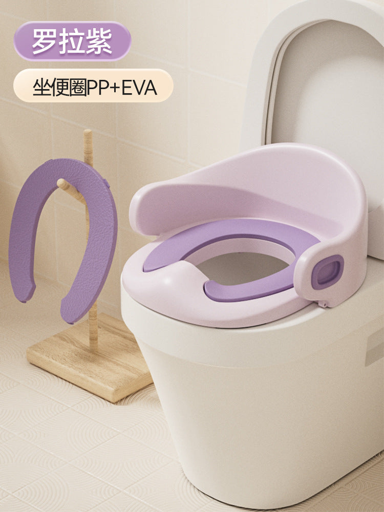 Children's Toilet Seat For Boys And Girls, Special Large Toilet Stool, Seat Cushion And Toilet Rack For Boys And Girls.