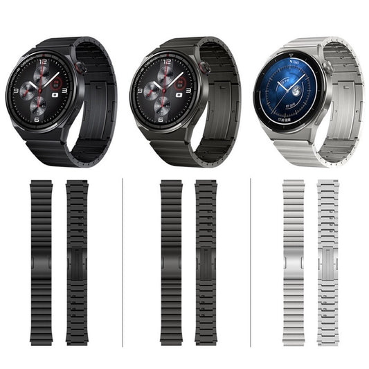 Suitable For Huawei Watch3pro/gt2 Pure Titanium Metal Ultra-light Bamboo Fast Release Belt Watch Accessories Pure Titanium Strap