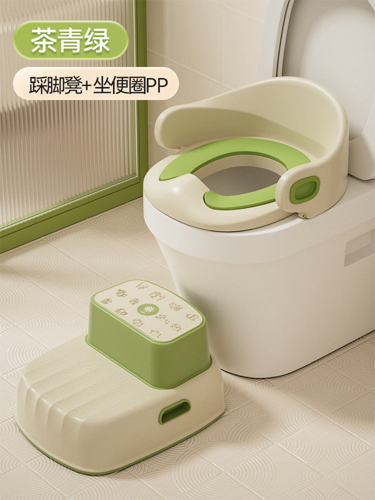 Children's Toilet Seat For Boys And Girls, Special Large Toilet Stool, Seat Cushion And Toilet Rack For Boys And Girls.
