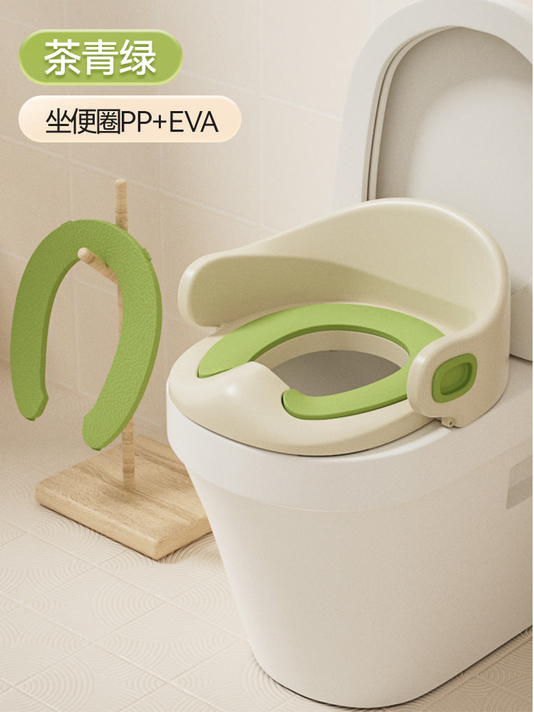 Children's Toilet Seat For Boys And Girls, Special Large Toilet Stool, Seat Cushion And Toilet Rack For Boys And Girls.