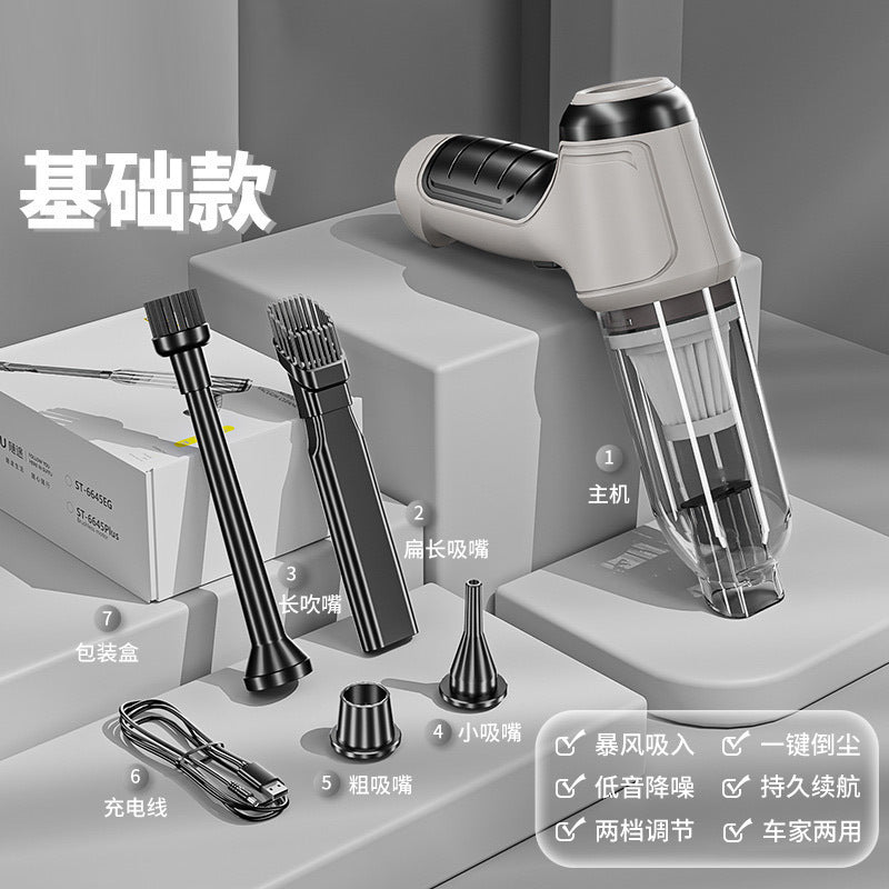 Car Vacuum Cleaner, Wireless Mini Car Vacuum Cleaner, Car Home Dual-purpose Handheld Vacuum Blower, Small Pet Hair Extractor