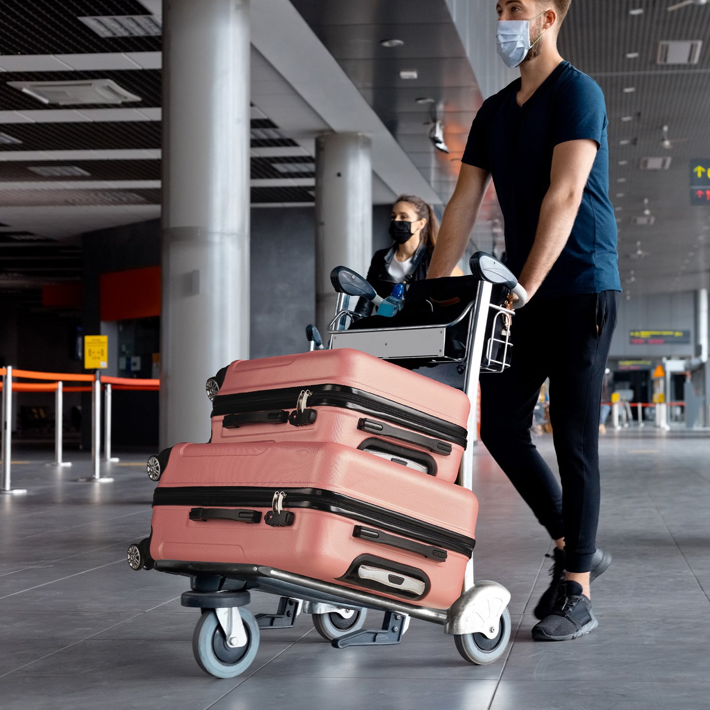 Three In One ABS PC Suitcase 20in 24in 28in Suitcase