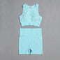 Ladies Yoga Wear Sports Bra Shorts Set