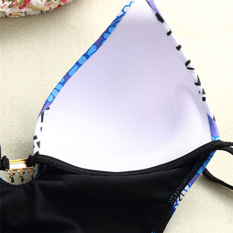 European And American One-piece Two-color Optional Gather To Show Thin Ladies Swimming