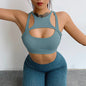 Sports Bra Yoga Pad Underwear Ladies Fitness Fit Cropped Tank Top