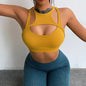 Sports Bra Yoga Pad Underwear Ladies Fitness Fit Cropped Tank Top
