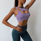Sports Bra Yoga Pad Underwear Ladies Fitness Fit Cropped Tank Top