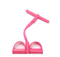Natural Latex Foot Pedal Elastic Pull Rope with Handle Fitness Equipment Bodybuilding Expander