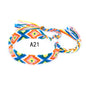 Nepal Ethnic Style Woven Rainbow Bracelet