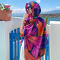 Ethnic Style Sun Protection Talma Tibet Desert Travel Thin Holiday Silk Scarf
