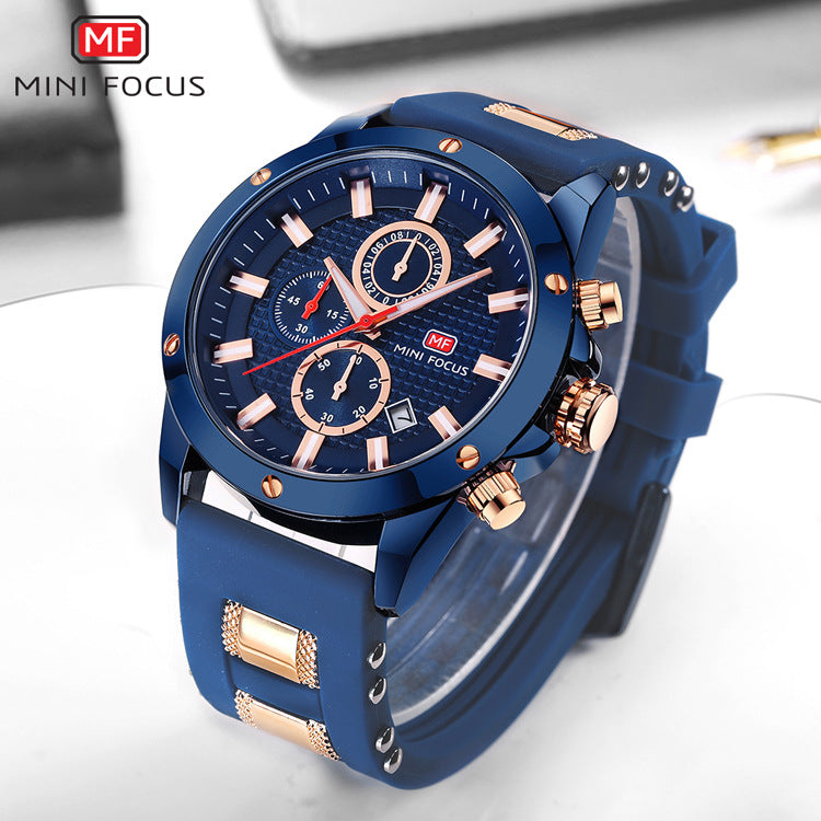 MINIFOCUS Brand Watch Waterproof Quartz Watch Luminous Men&#039;s Watch Cross-border Explosion Sports Men&#039;s Watch 0089G
