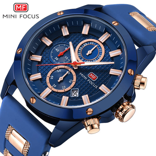 MINIFOCUS Brand Watch Waterproof Quartz Watch Luminous Men&#039;s Watch Cross-border Explosion Sports Men&#039;s Watch 0089G