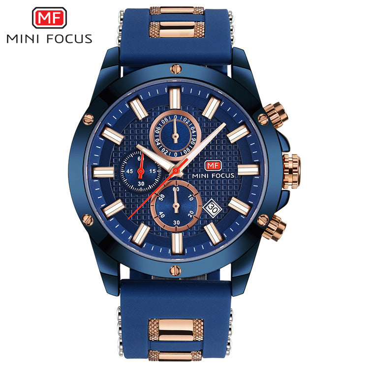 MINIFOCUS Brand Watch Waterproof Quartz Watch Luminous Men&#039;s Watch Cross-border Explosion Sports Men&#039;s Watch 0089G