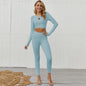 Tight long sleeve suit ladies sports suit