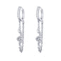 European And American Luxury Zircon Snake Stud Earrings