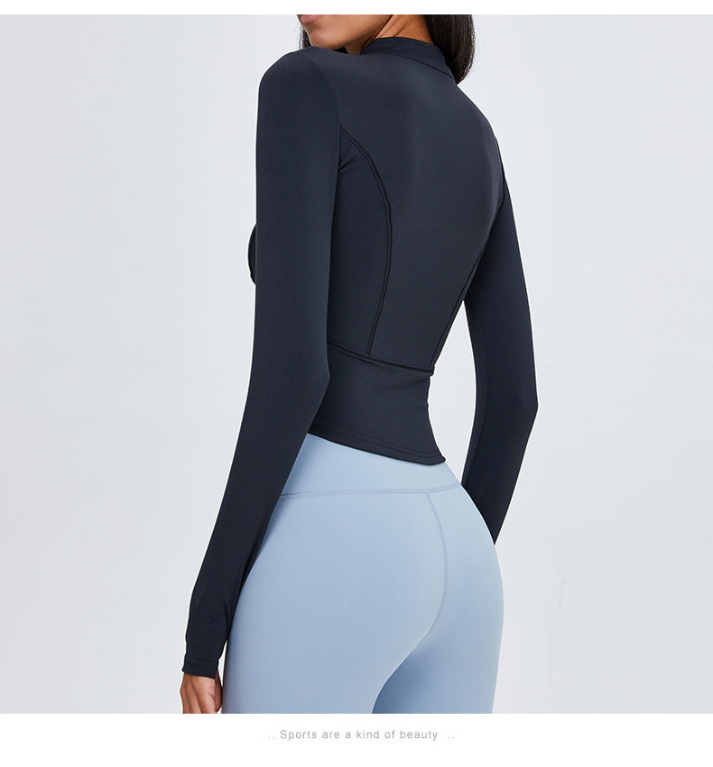 Sports top ladies fitness jacket