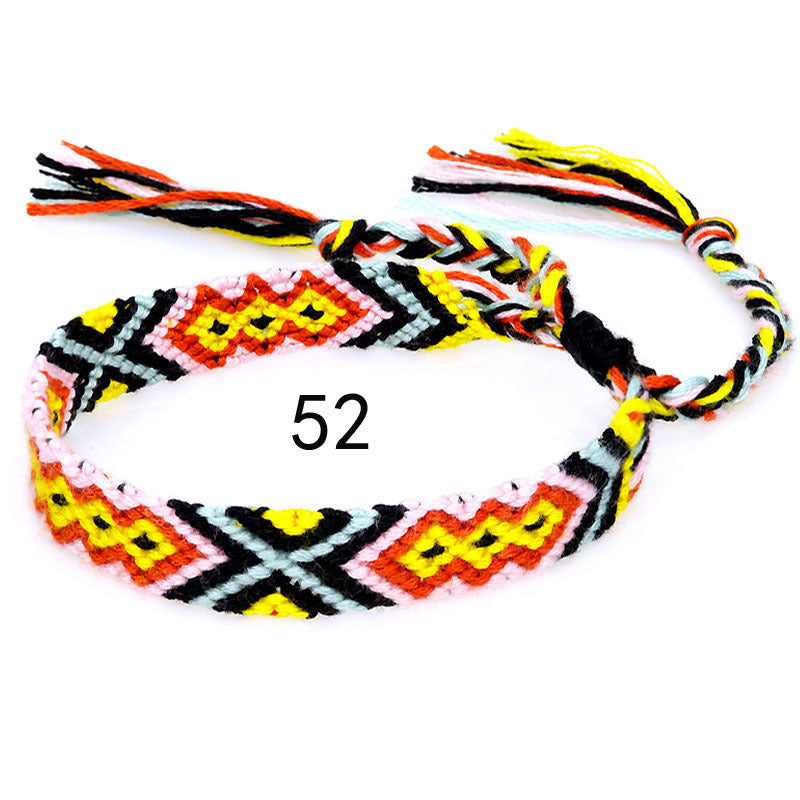 Nepal Ethnic Style Woven Rainbow Bracelet