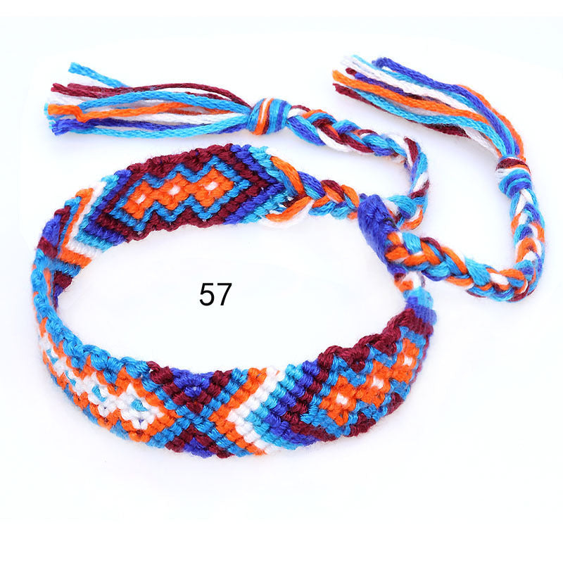 Nepal Ethnic Style Woven Rainbow Bracelet