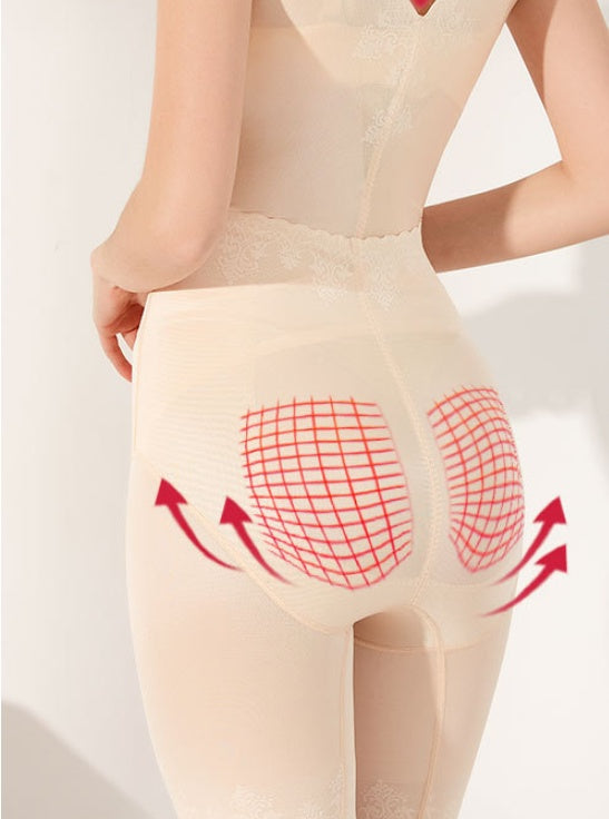 One-piece Body Shaper Lace Postpartum Belly Shaping