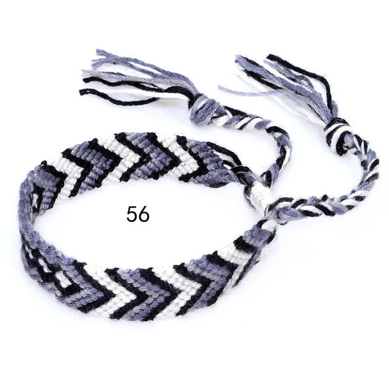 Nepal Ethnic Style Woven Rainbow Bracelet