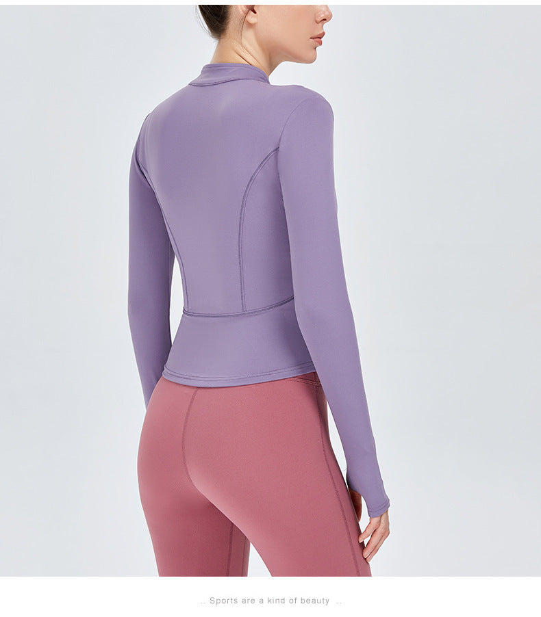 Sports top ladies fitness jacket