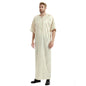 Men's Fashion Robe Stripe Embroidery