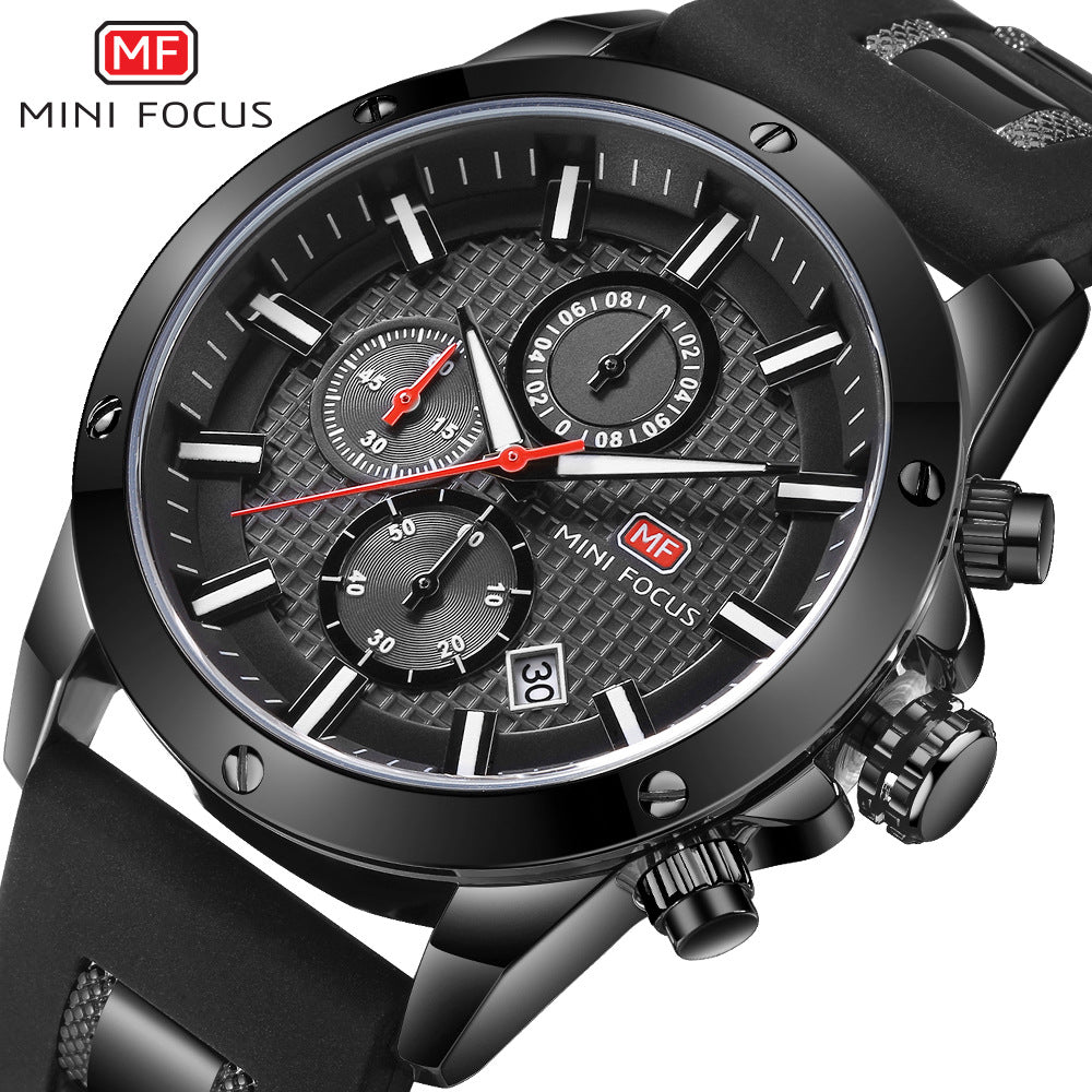 MINIFOCUS Brand Watch Waterproof Quartz Watch Luminous Men&#039;s Watch Cross-border Explosion Sports Men&#039;s Watch 0089G