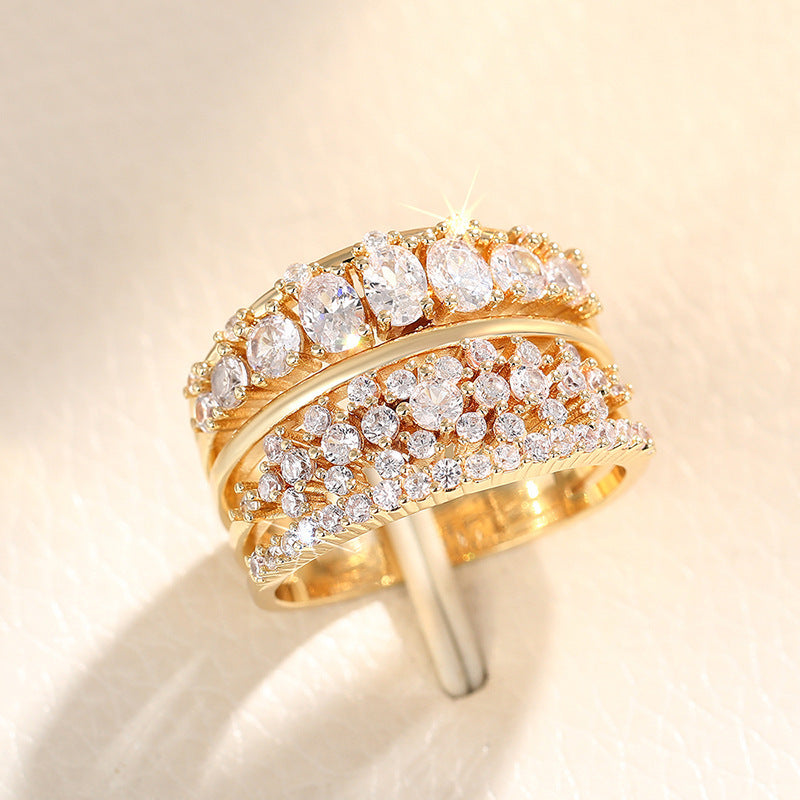 Affordable Luxury Style High-grade Ring