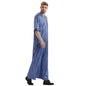 Men's Fashion Robe Stripe Embroidery