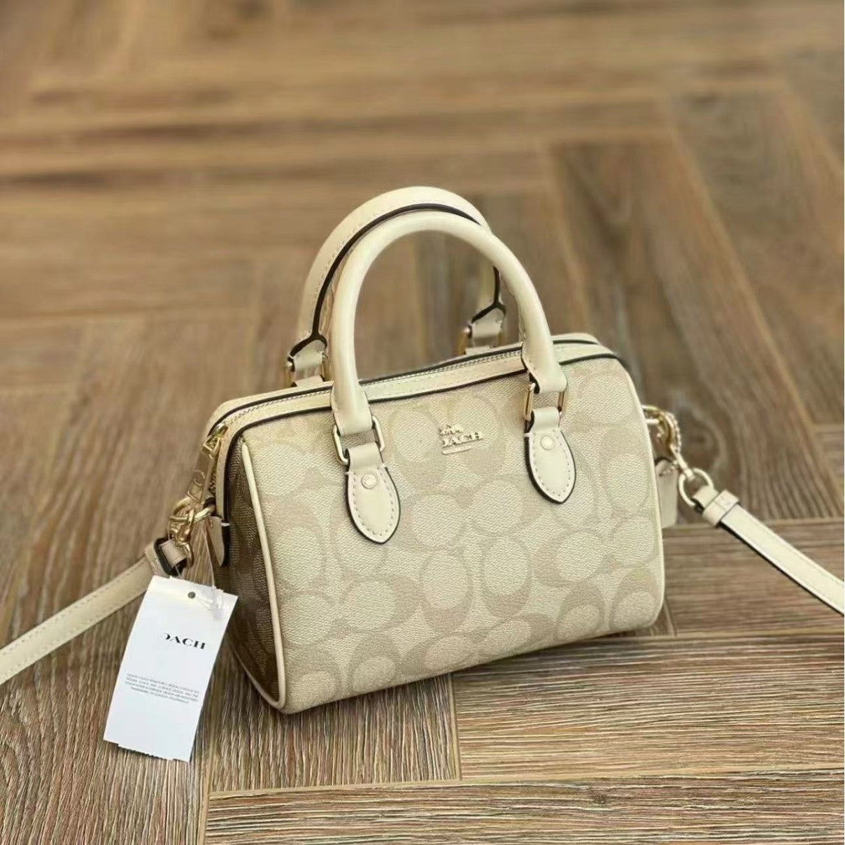 2024 Family Classic Fashionable Shoulder Mini Printed Pillow Bag All-match Portable Women's Bag Crossbody Boston Women's Bag