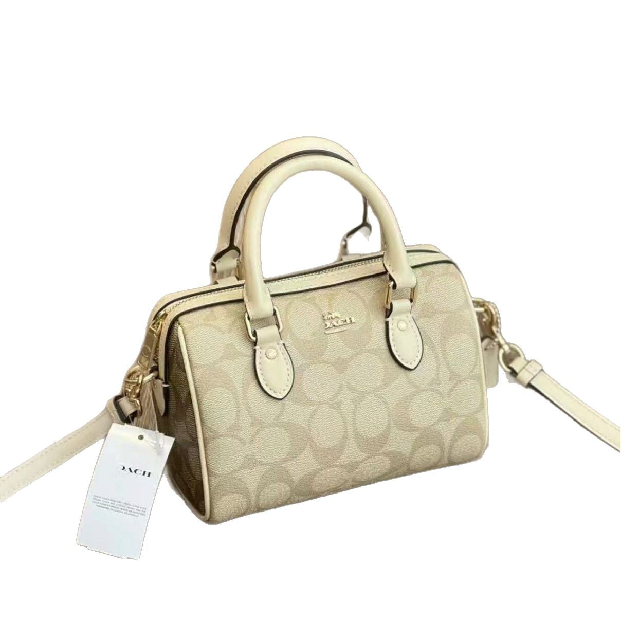 2024 Family Classic Fashionable Shoulder Mini Printed Pillow Bag All-match Portable Women's Bag Crossbody Boston Women's Bag