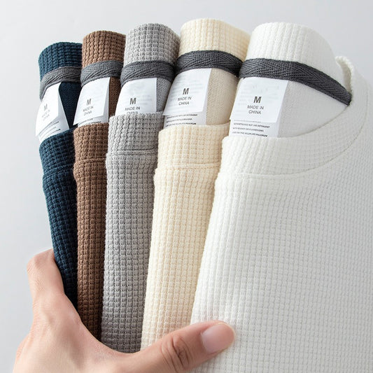 Summer Japanese Round Neck Half Sleeve Top Loose Casual Solid Color