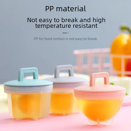 In Stock Household Baby's Breakfast Food Poached Egg Boiled Egg Grinder Heart Cartoon Jelly Pudding Steamed Egg Mould