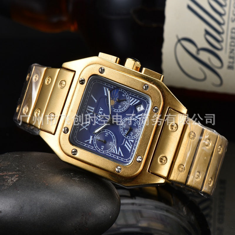 Men&#039;s 6-pin Business Quartz Watch