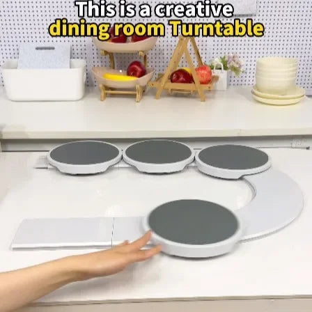 Amazon TheLazy Susan Revolution Table Rotating Meal Tray Portable Rotating Tray