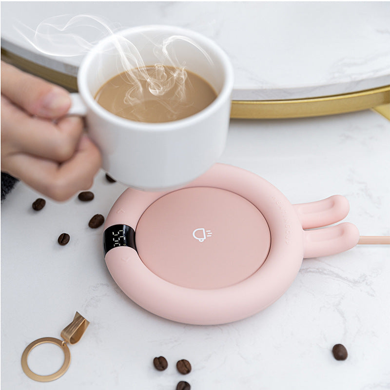Constant Temperature Household Heating Coaster Office Dormitory Desktop Insulation LED Touch Three Gear 55 Degrees Automatic Constant Temperature