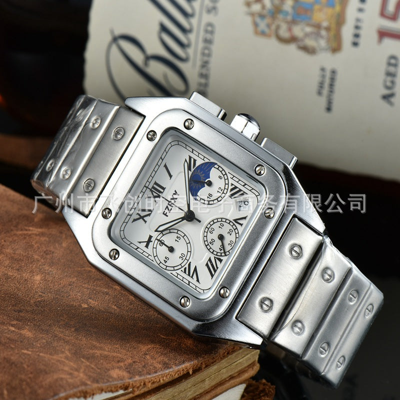 Men&#039;s 6-pin Business Quartz Watch