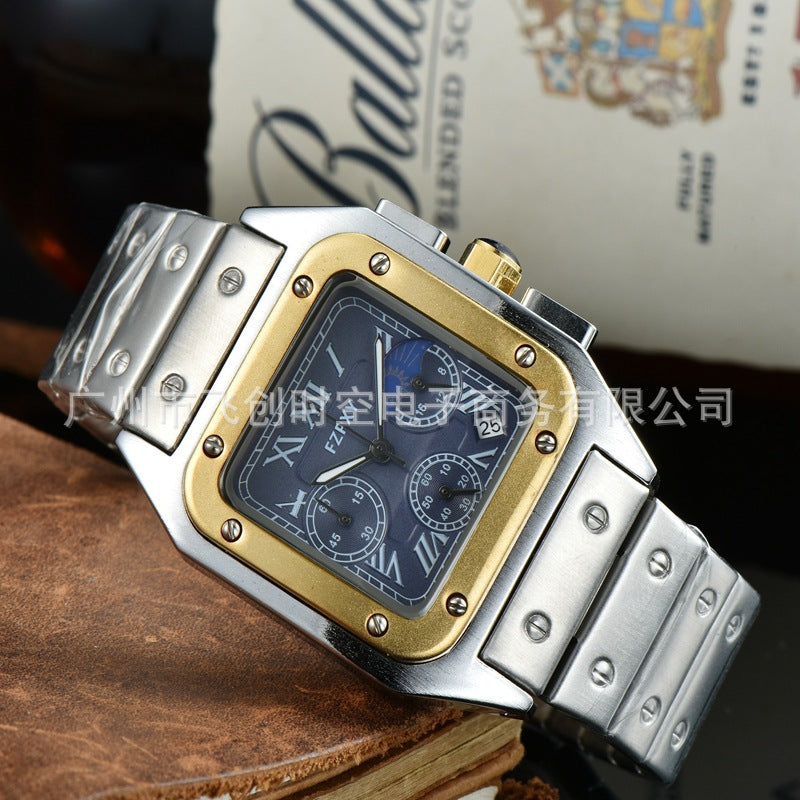 Men&#039;s 6-pin Business Quartz Watch