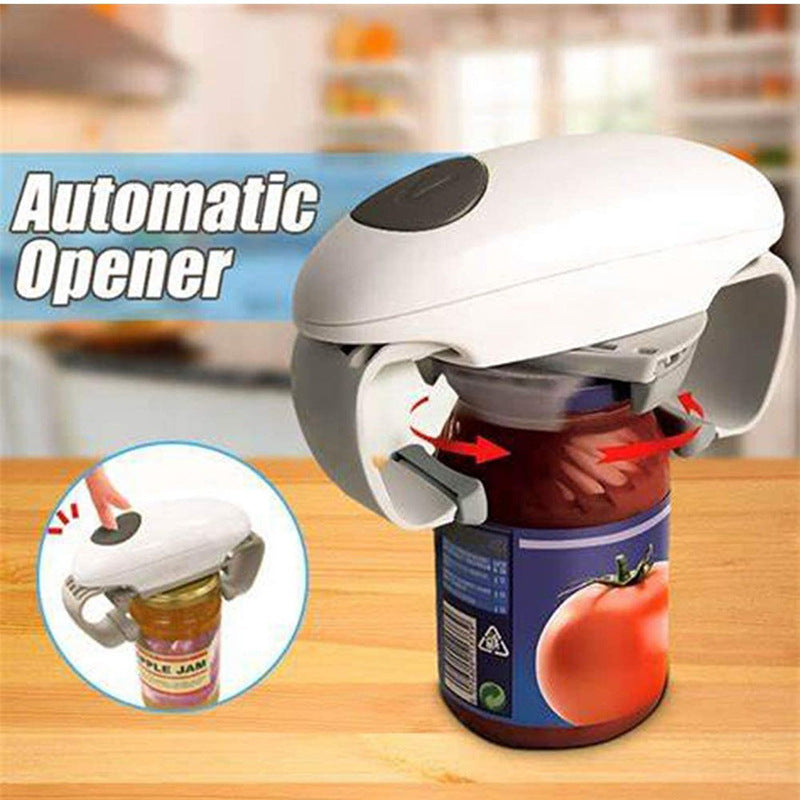 Double-ear Electric Can Opener, Glass Can Opener, One-click Automatic Bottle Cap Opening