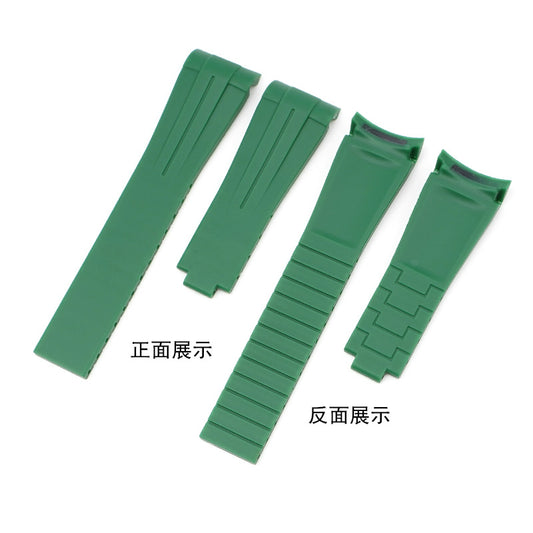 Suitable For Rolex  21mm Arc Mouth Rubber Strap