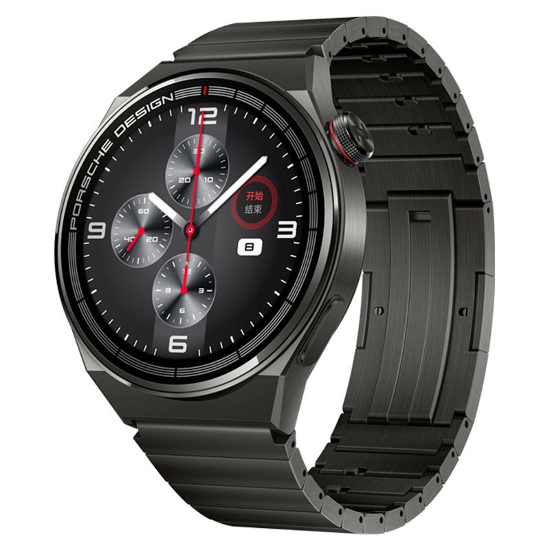 Suitable For Huawei Watch3pro/gt2 Pure Titanium Metal Ultra-light Bamboo Fast Release Belt Watch Accessories Pure Titanium Strap
