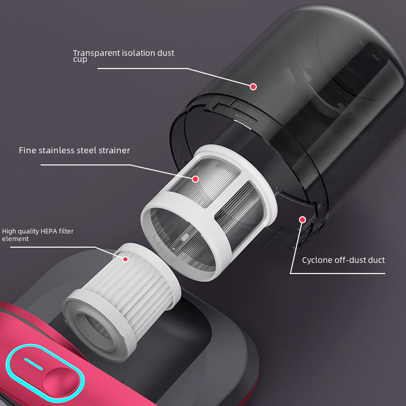 Wireless Bedside Dust Mite Remover Home Use Ultraviolet Sterilization Dehumidifier Vacuum Cleaner Deep Tissue Massage Dust Mite