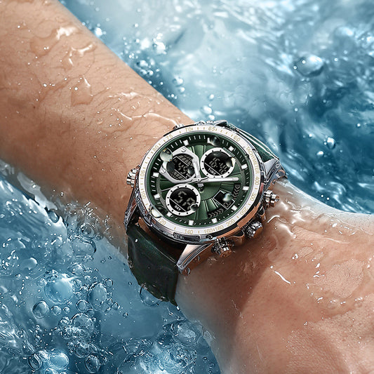 Men's Watch Multifunctional Outdoor Sports Luminous Waterproof Electronic Watch