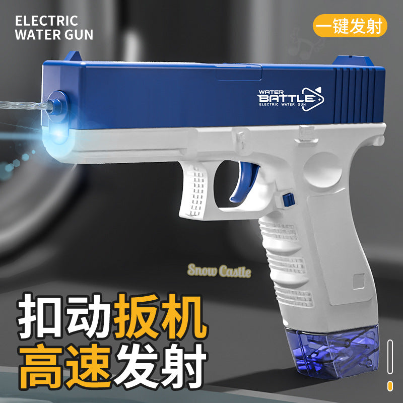 Upgrade Lighting Version Glock Drum Version Electric Water Gun Outdoor Automatic Water Toy Gun Water Gun