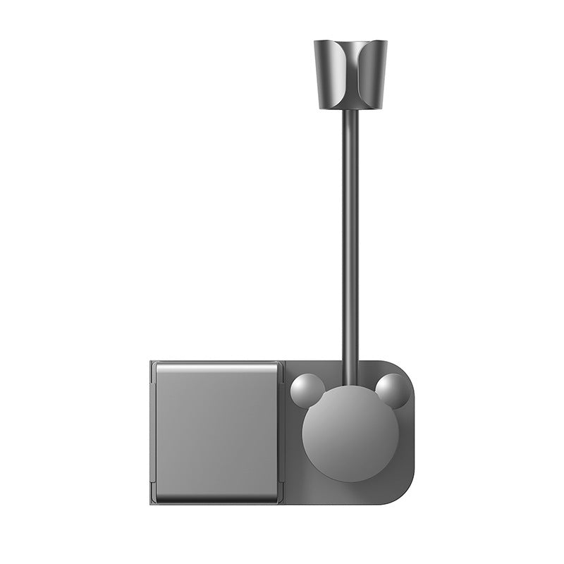 Bathroom Lazy Hair Dryer Shelf Wall-mounted Punch-free Hair Dryer Bracket Hands-free Hair Dryer To Free Your Hands