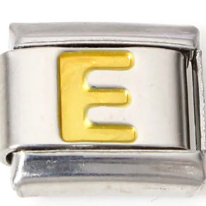 9MM Stainless Steel Original Charm Gold Letter Module Stitching Bohemian DIY Jewelry Bracelet