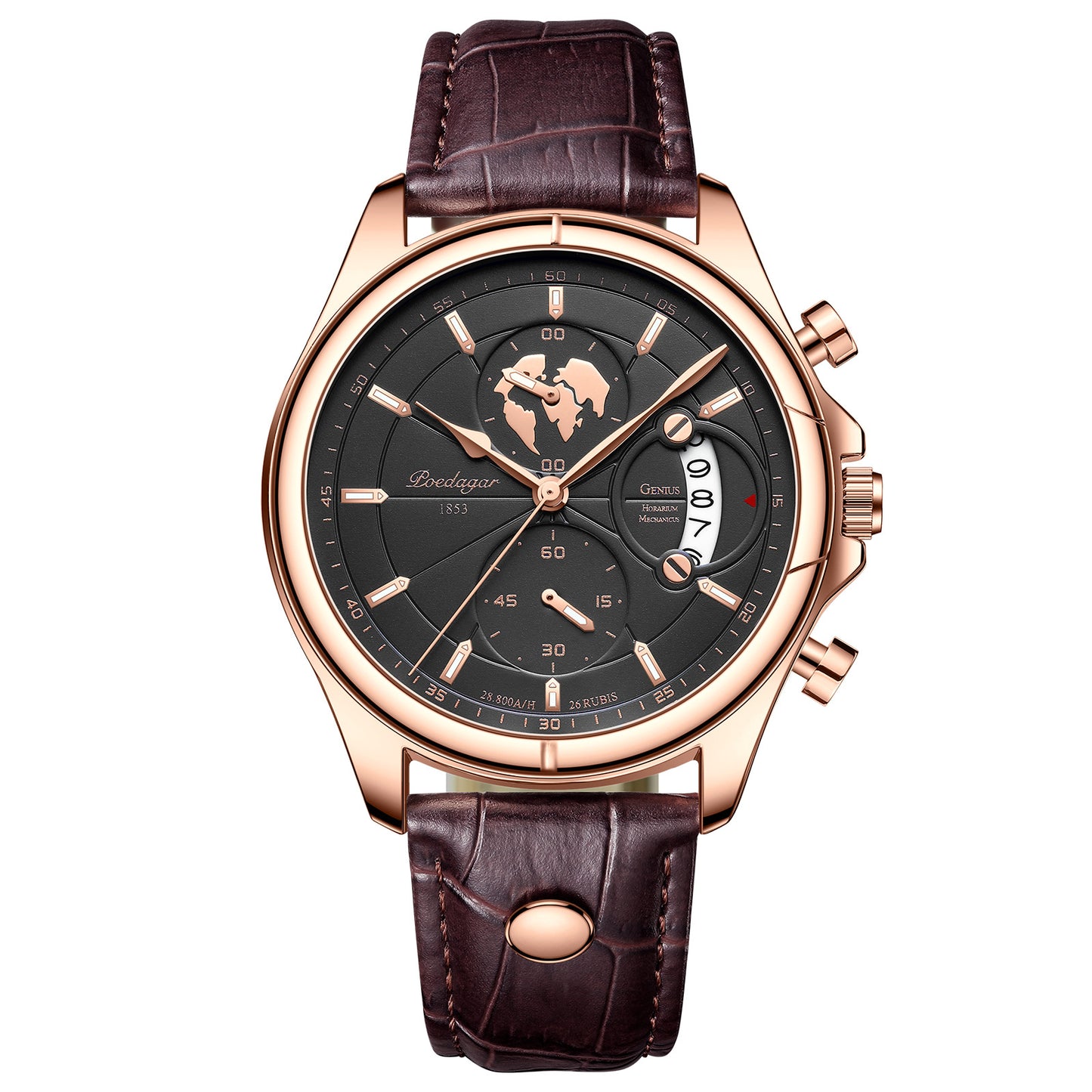 Swiss Brand Waterproof Multi-function Luminous Men&#039;s Watch Fashion Watch Male